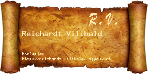 Reichardt Vilibald névjegykártya